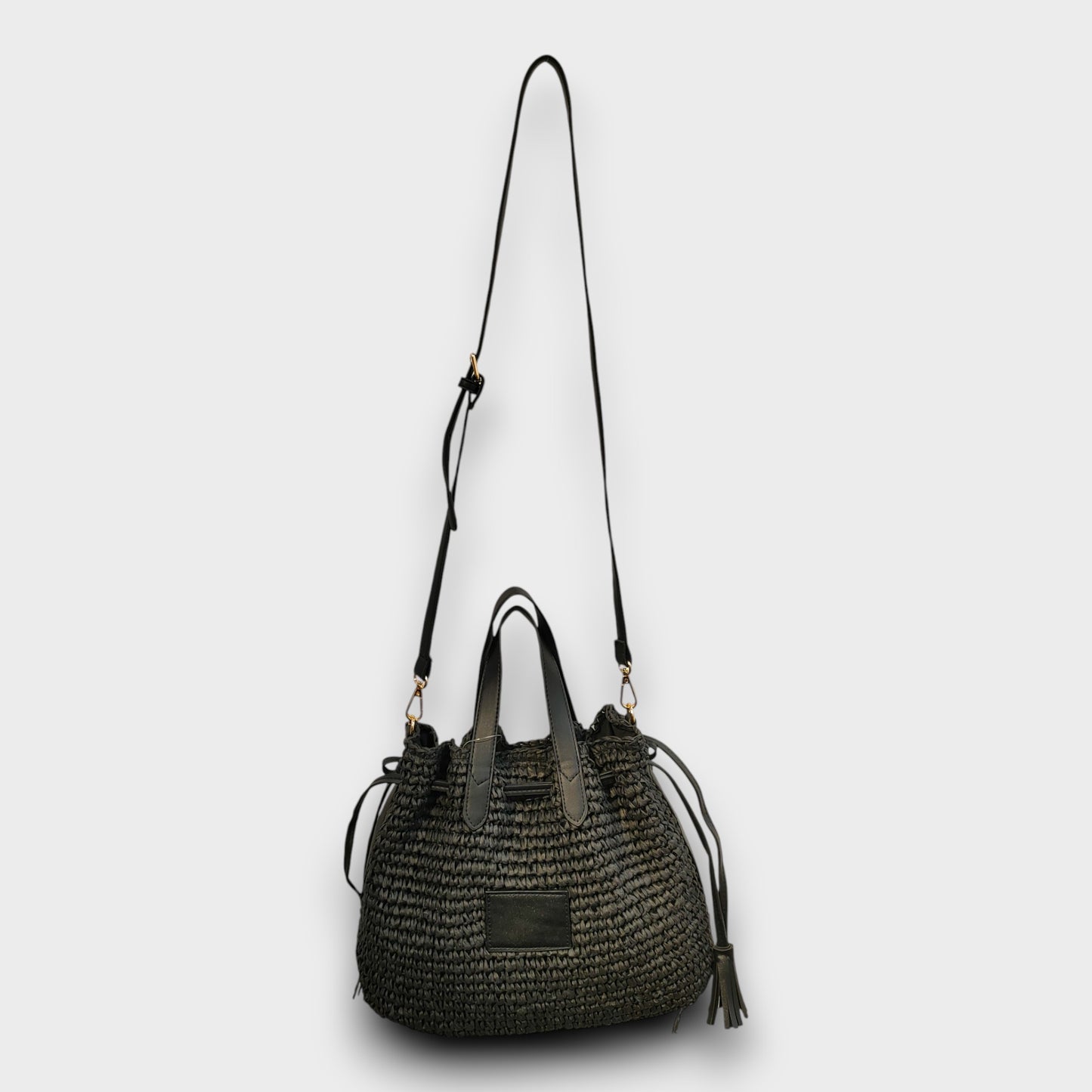 Borsa Tote Intrecciata con Coulisse – Eleganza Naturale, Stile Quotidiano