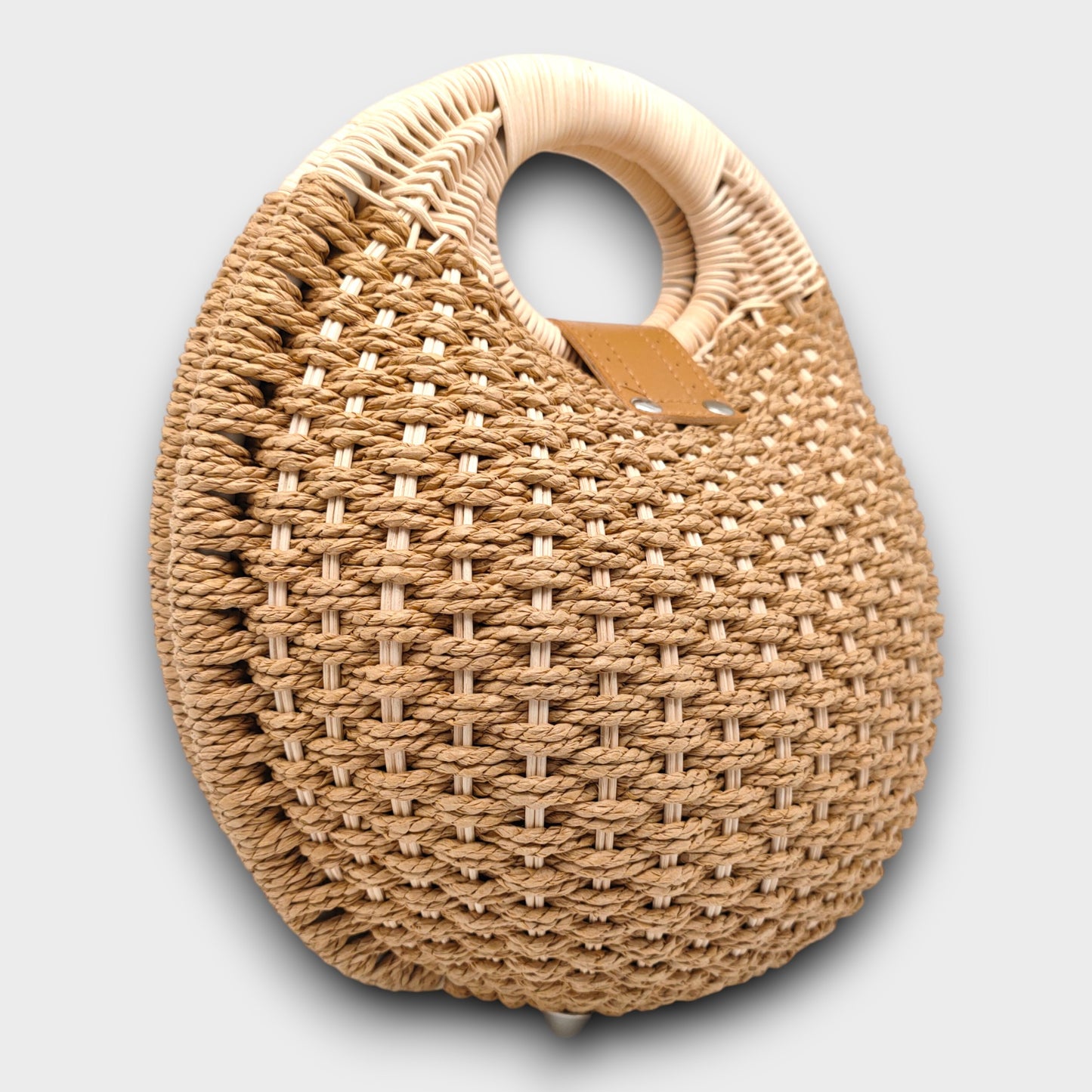 Borsa Rotonda Intrecciata