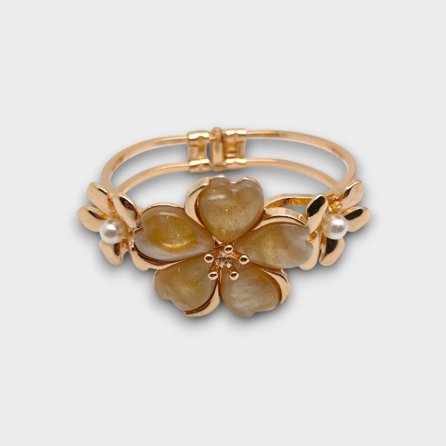 Bracciali Scultura con Petali Smaltati