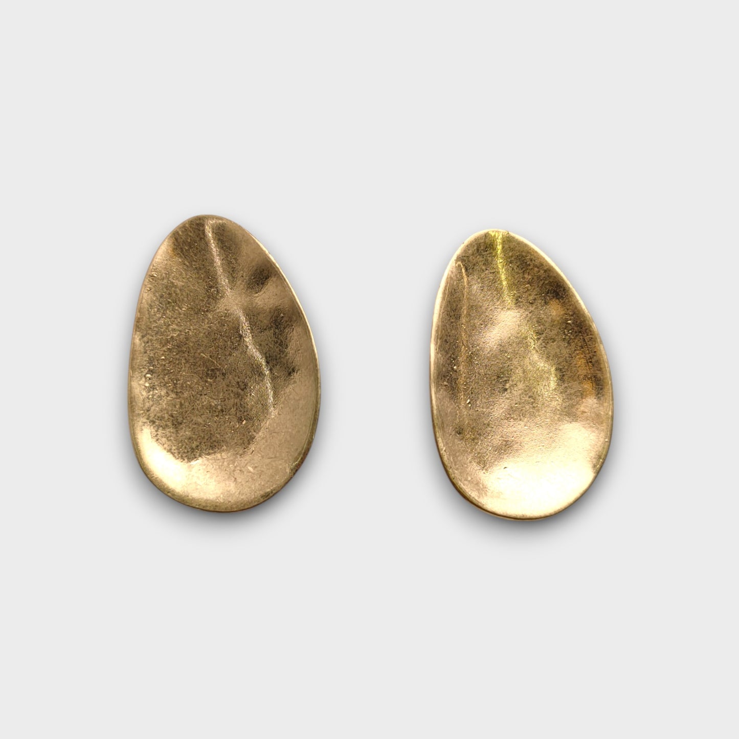 Orecchini Goccia Irregolare – Oro e Argento