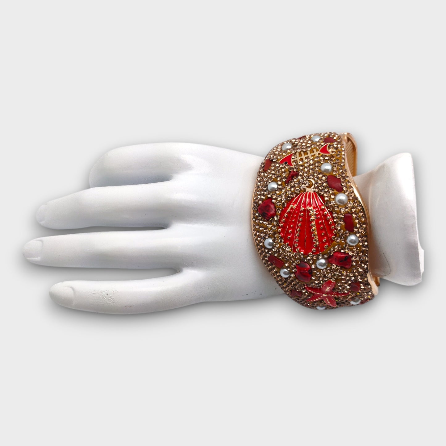 Bracciali Scultura con Perle e Conchiglie