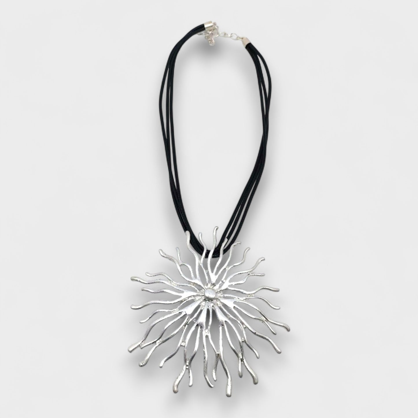 Collana Sole Scultoreo - Argento o Oro