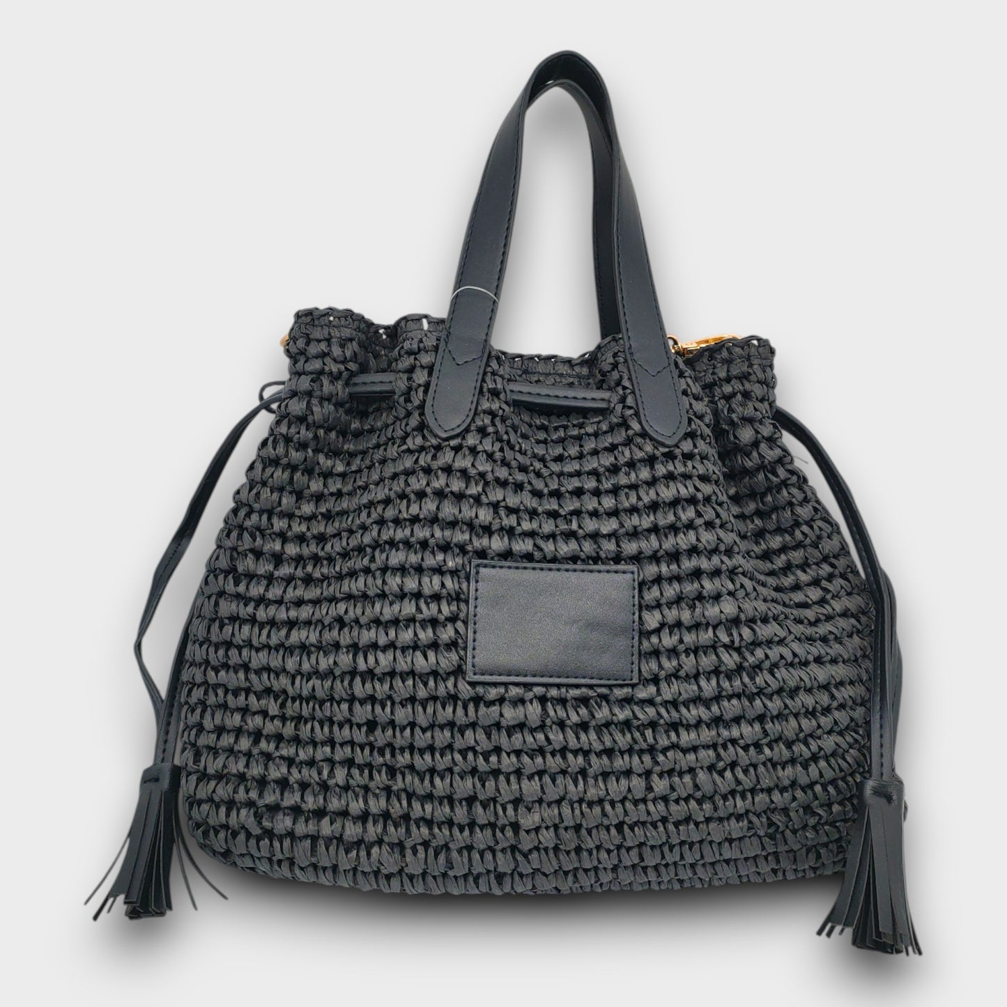 Borsa Tote Intrecciata con Coulisse – Eleganza Naturale, Stile Quotidiano