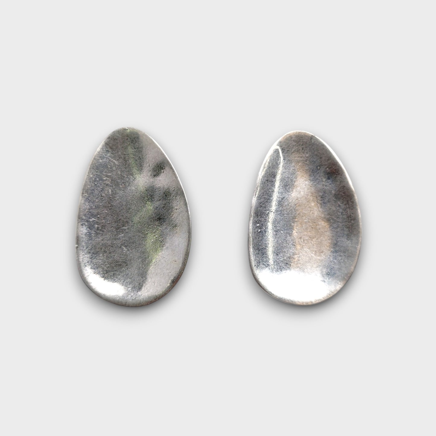 Orecchini Goccia Irregolare – Oro e Argento