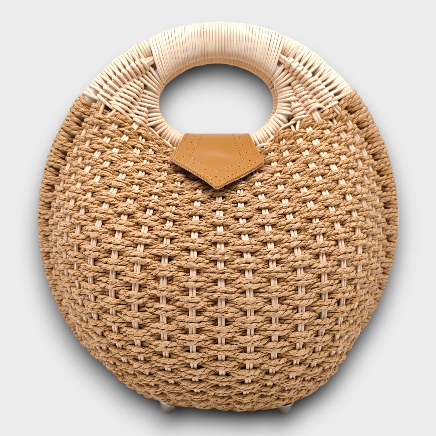 Borsa Rotonda Intrecciata