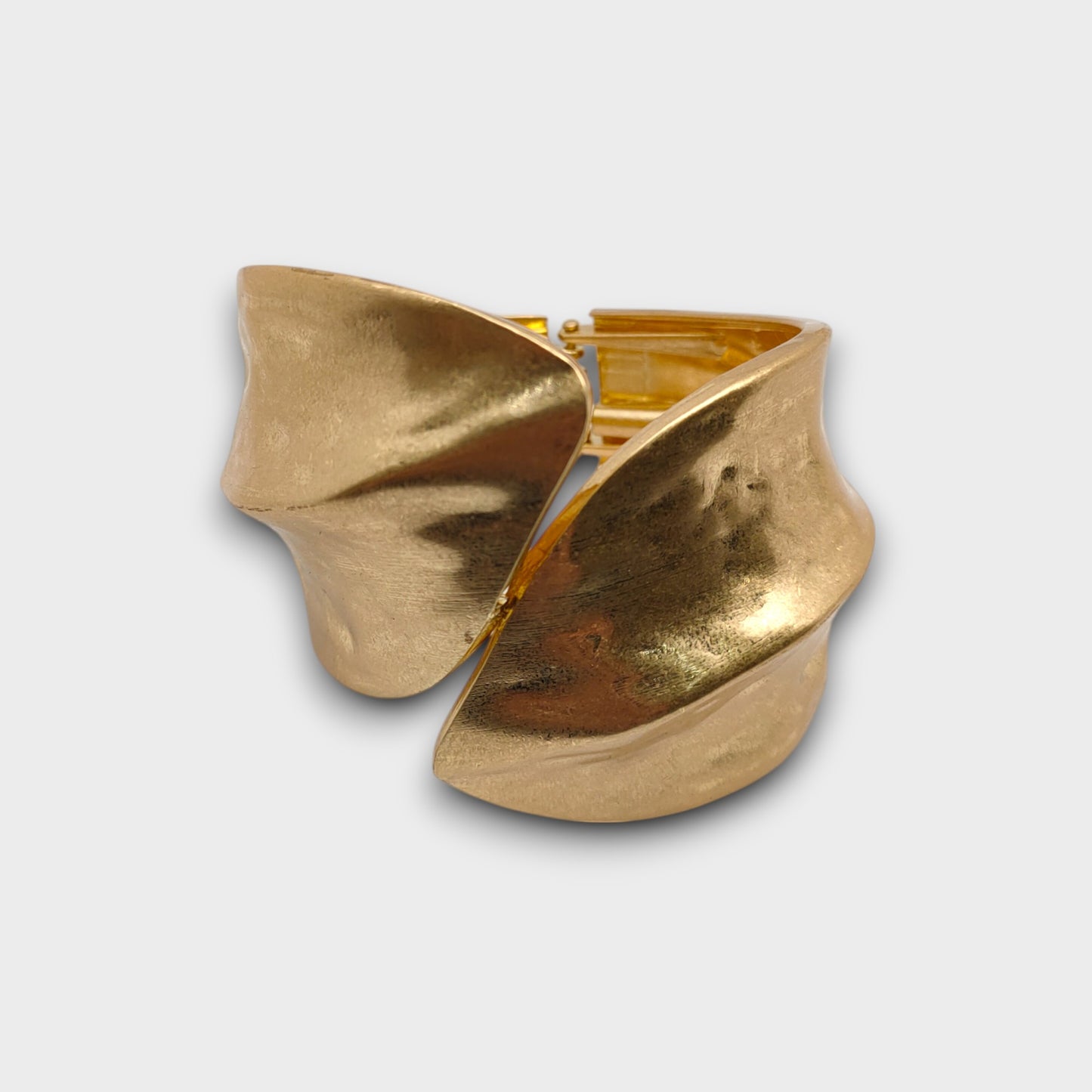 Bracciale Onda Irregolare – Finitura Oro & Argento