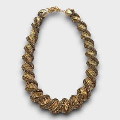 Collana Spirale Glam – Oro o Argento