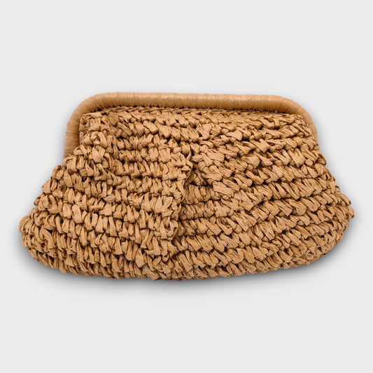 Pochette Intrecciata a Mano – Stile Naturale Estivo 🌿