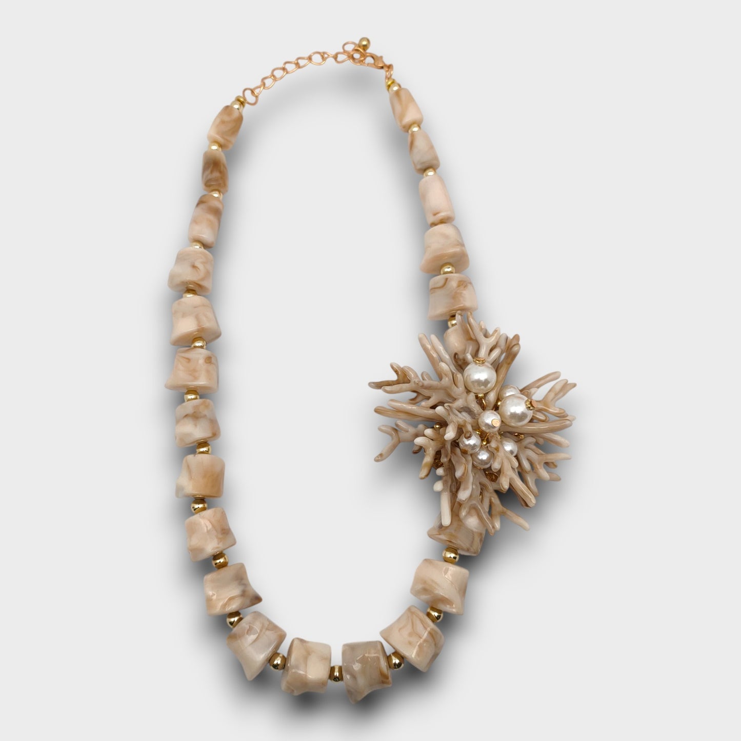 Collane Scultoree con Fiore Marino