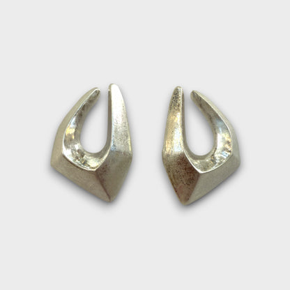 Orecchini Architettura Moderna – Design Geometrico in Oro o Argento