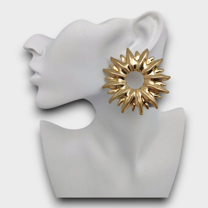 Orecchini Astro Splendente – Oro & Argento