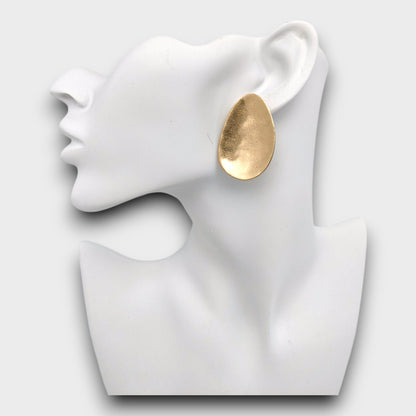 Orecchini Goccia Irregolare – Oro e Argento