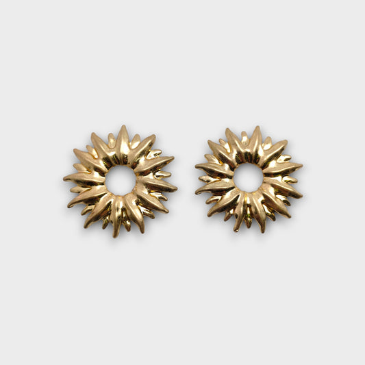 Orecchini Astro Splendente – Oro & Argento