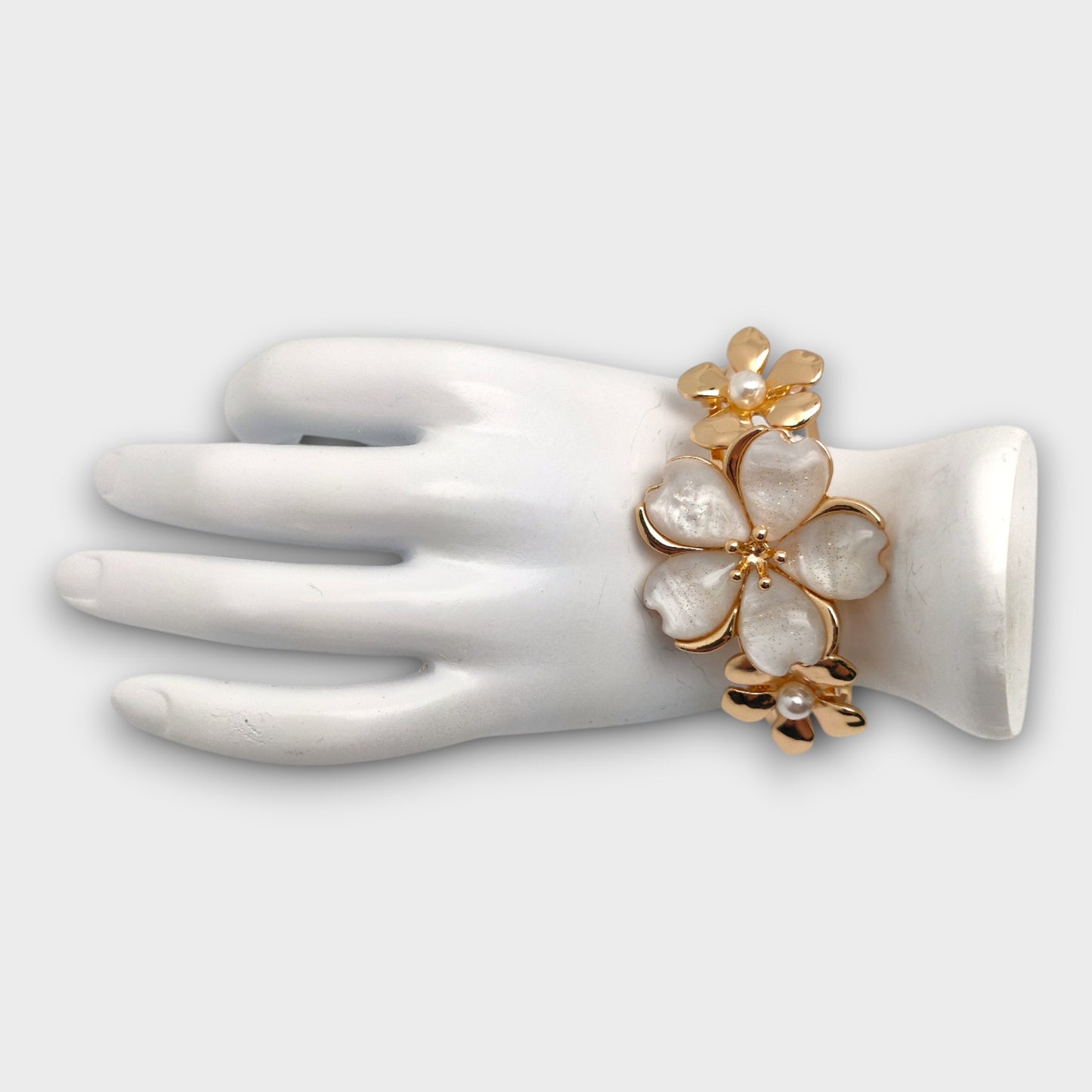 Bracciali Scultura con Petali Smaltati