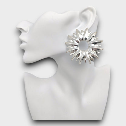 Orecchini Astro Splendente – Oro & Argento