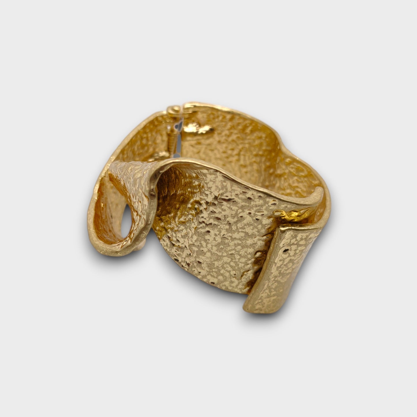 Bracciale Onda Grezza - Oro & Argento