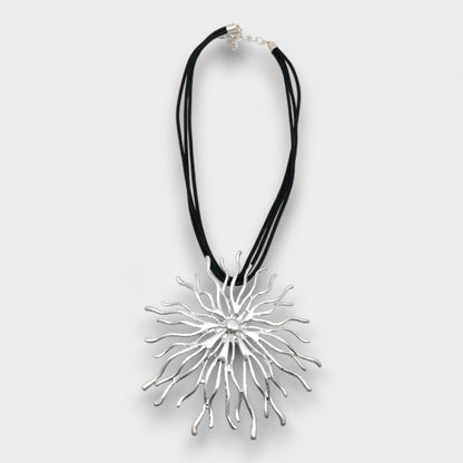 Collana Sole Scultoreo - Argento o Oro