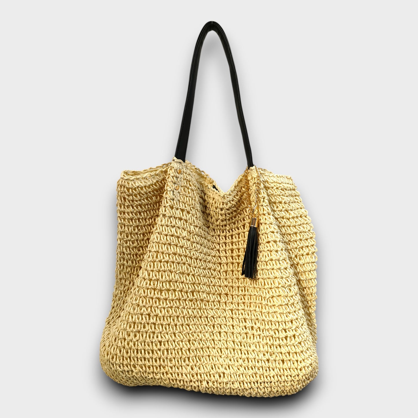 Borsa Tote Intrecciata "Luna Estiva"