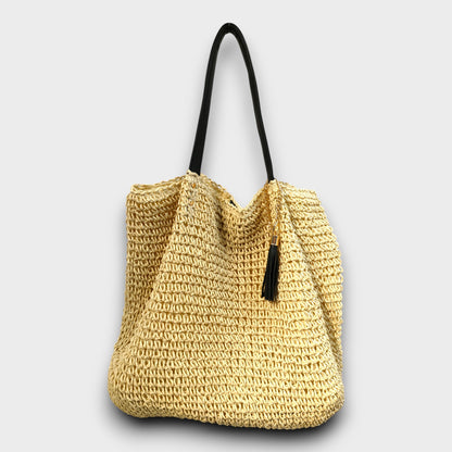 Borsa Tote Intrecciata "Luna Estiva"