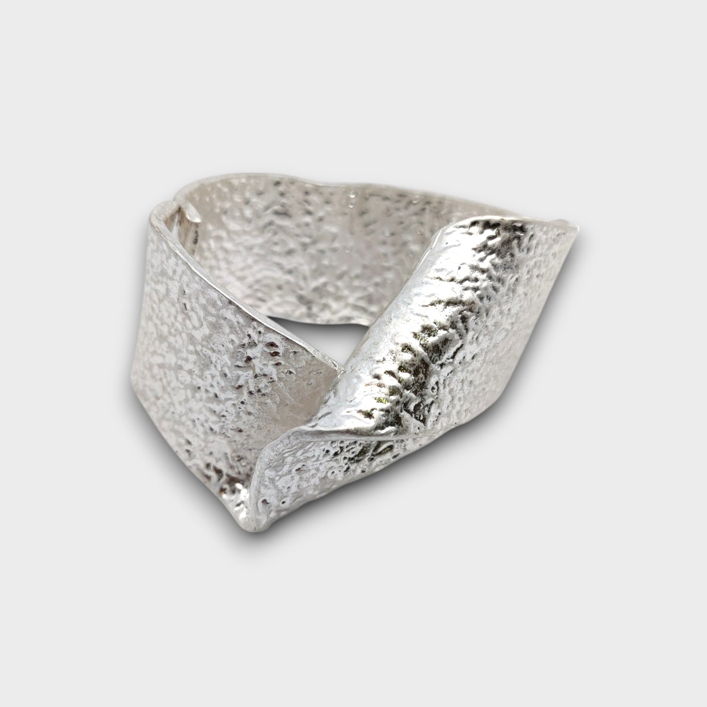Bracciale Onda Grezza - Oro & Argento